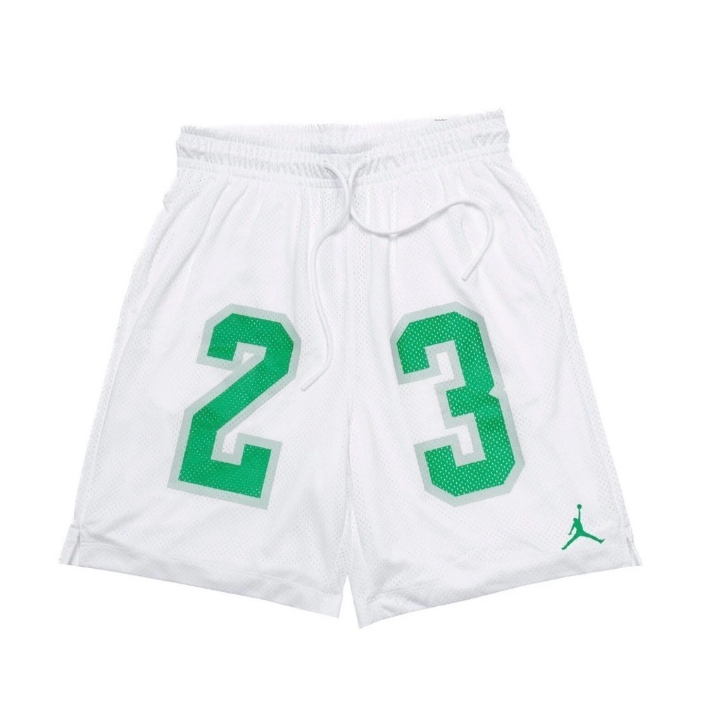 NEW NIKE MEN'S JORDAN ESSENTIALS GRAPHIC MESH SHORTS DX9671-100 EXTRA LARGE XL